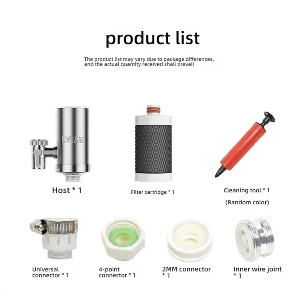 Kitchen Faucet Stainless Steel Water Purifier