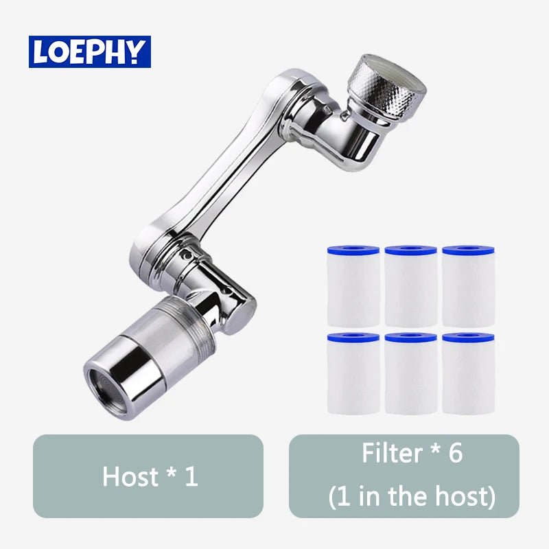 1080° Rotating Water Filter Plastic Faucet